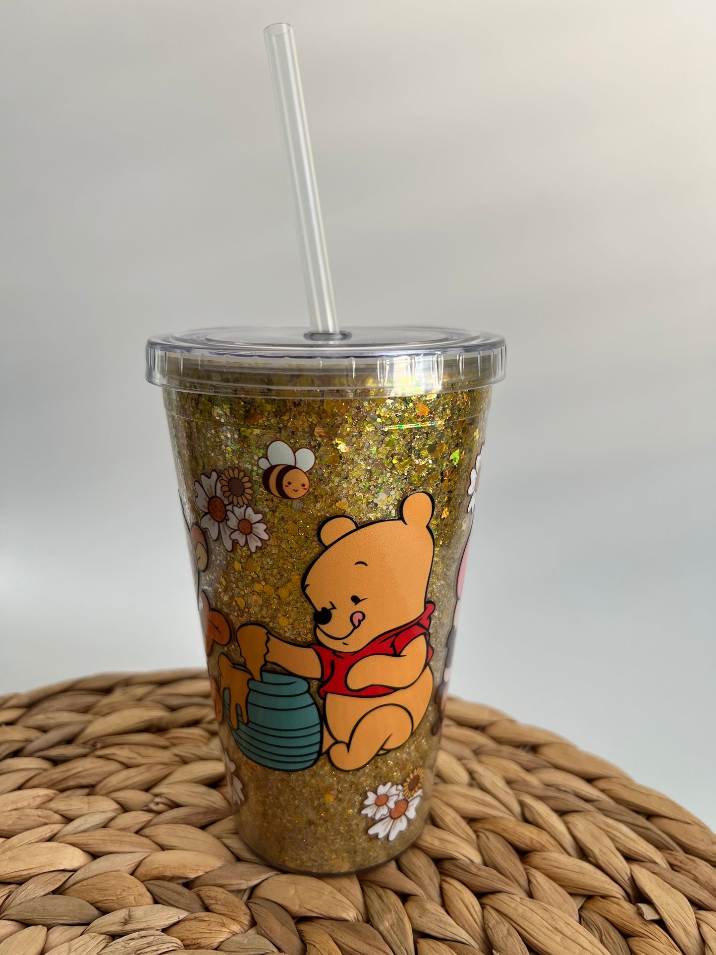 ACRYLIC TUMBLER WITH LID AND STRAW
