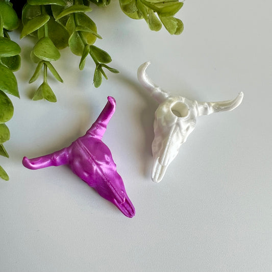 Skull Charm or Straw Topper