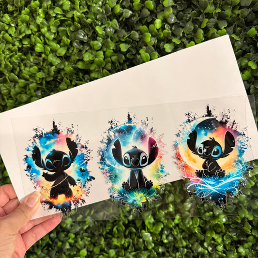 T9 Alien Silhouette Single Sided UVDTF WRAPS