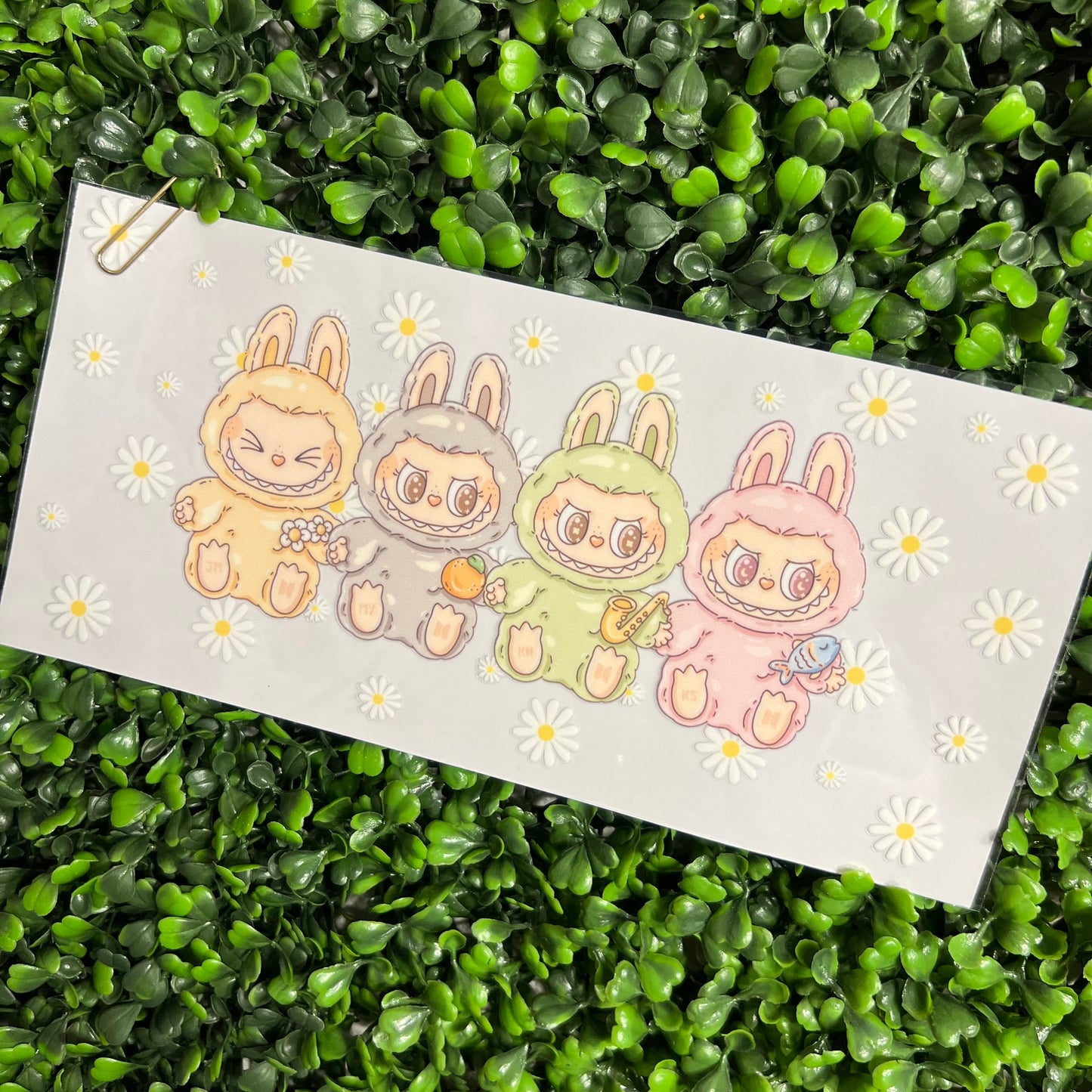 V7 Floral Pastel Bubu Single Sided UVDTF WRAPS
