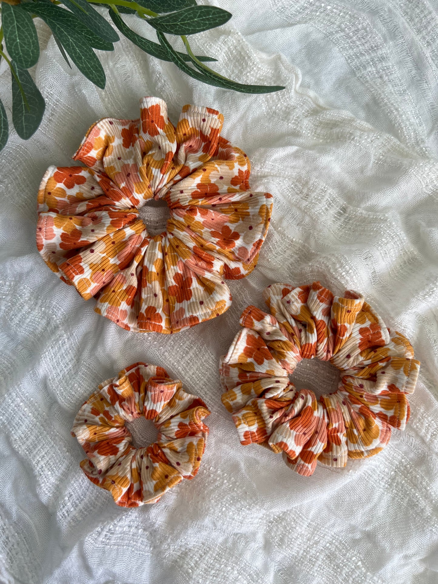 Retro Autumn Scrunchies