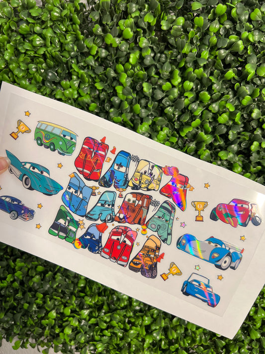 A19 Mama Cars Holographic UVDTF WRAPS