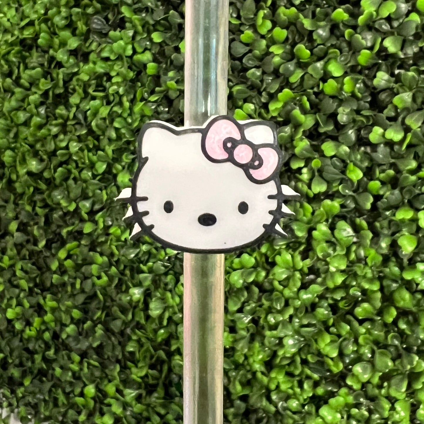 Cat Head Straw Topper