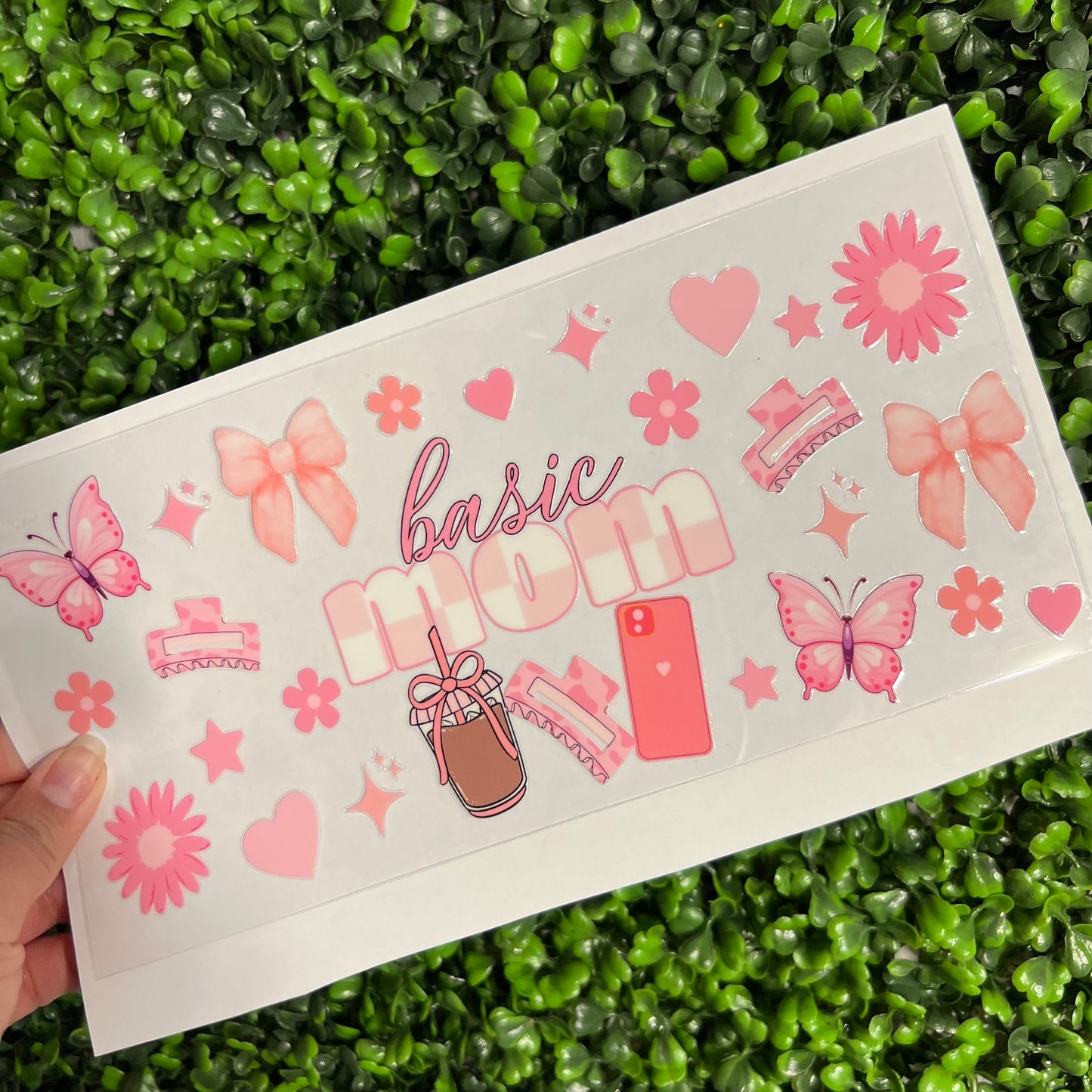#316 Basic Mom Pink Single Sided UVDTF WRAPS