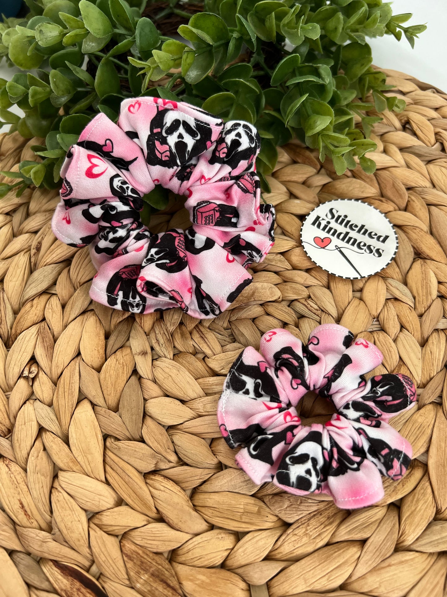 Scary Face Scrunchies