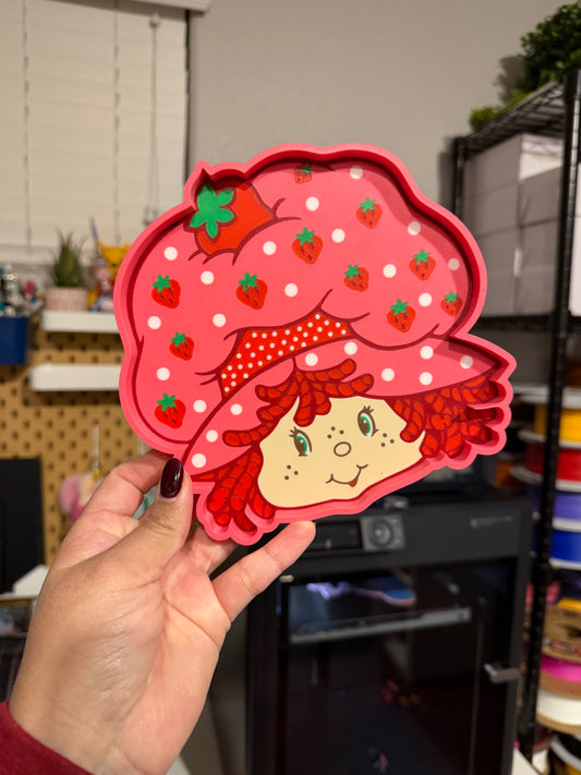 Strawberry Girl Tray Multi Use Tray Sold Individually