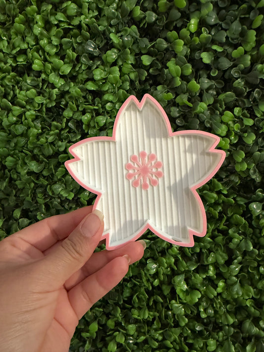 Rhinestone Sakura Flower Tray Multi Use Tray SOLD INDIVIDUALLY