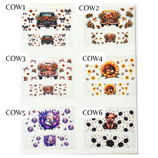Cows Western Mini Wraps