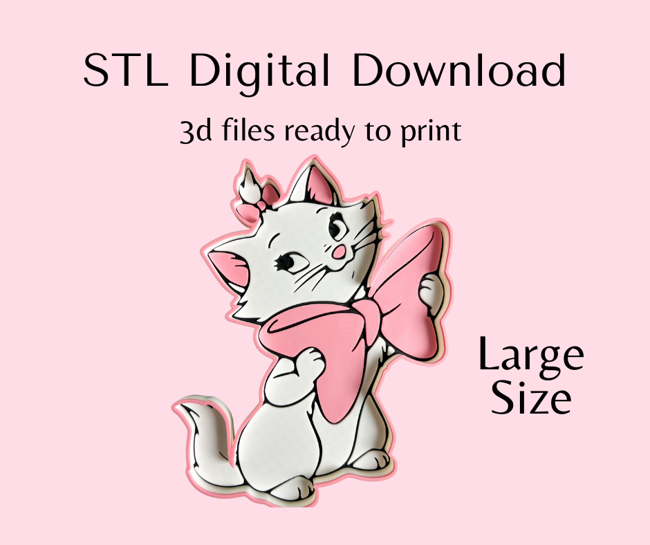 Large White Cat Trinket Tray Multi Use Tray Digital Download