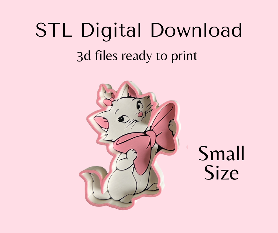 Small White Cat Trinket Tray Multi Use Tray Digital Download