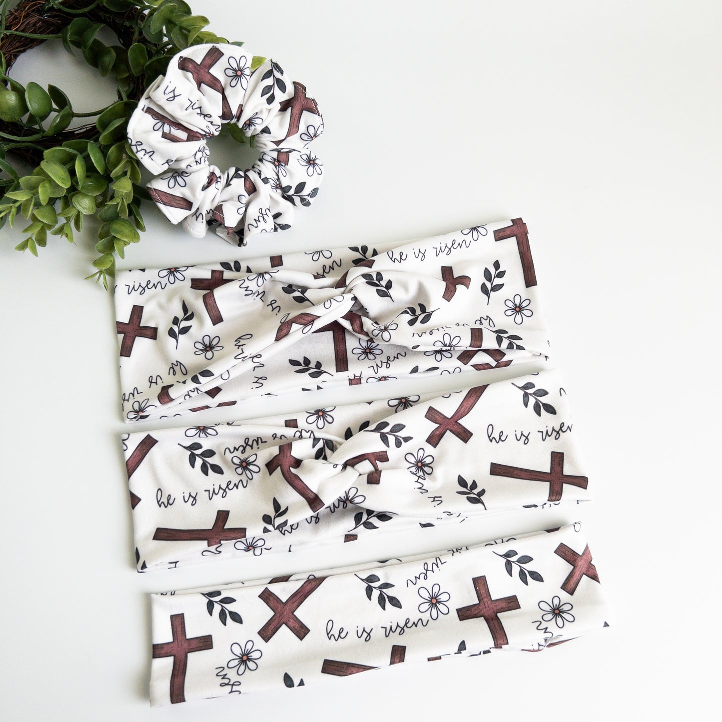 He is Risen Turban Headbands