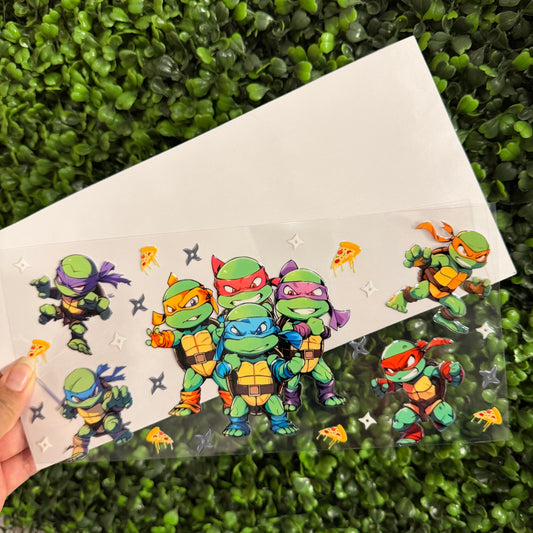 U17 Fighting Turtles Single Sided UVDTF WRAPS