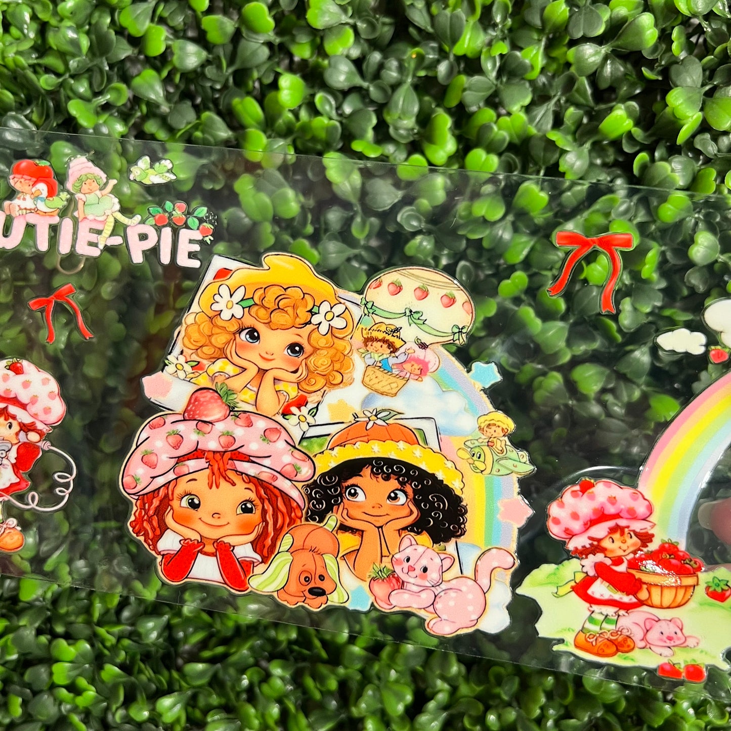 S10 Strawberry Girl & Friends Single Sided UVDTF WRAPS