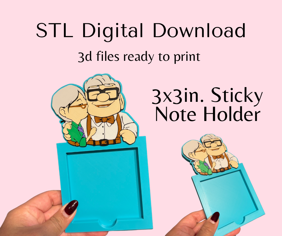 Adventure Couple 3x3 Sticky Note Holder Digital Download