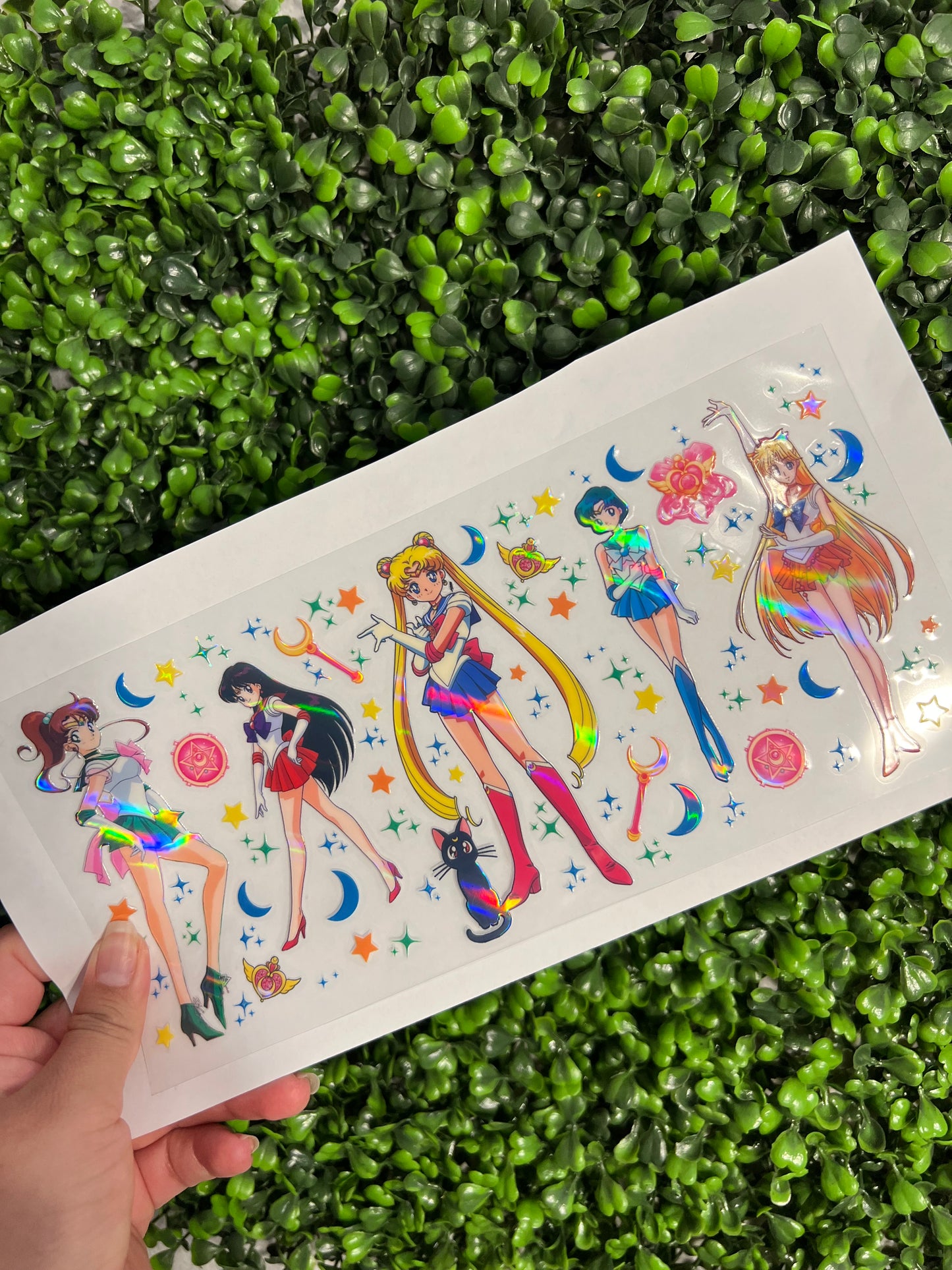 #234 Anime Girls Holographic UVDTF WRAPS