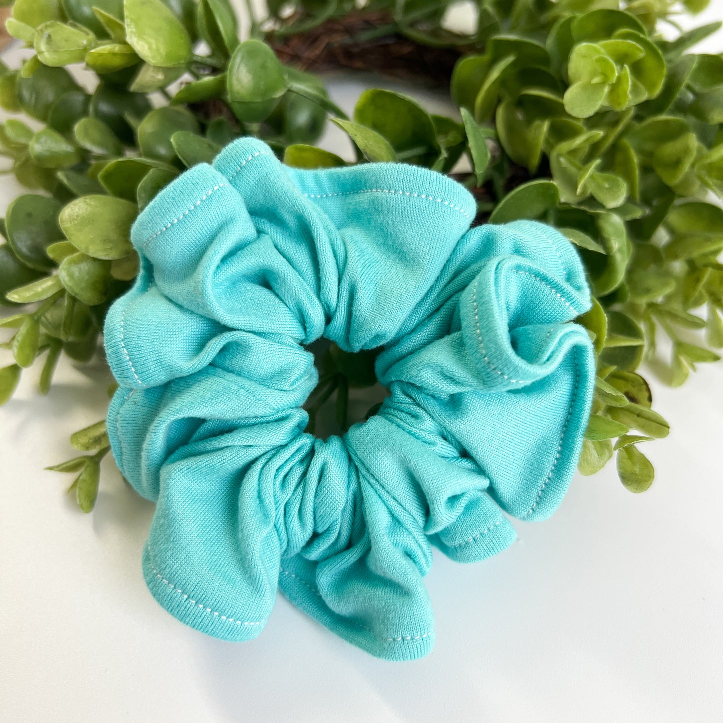 Aqua Scrunchies