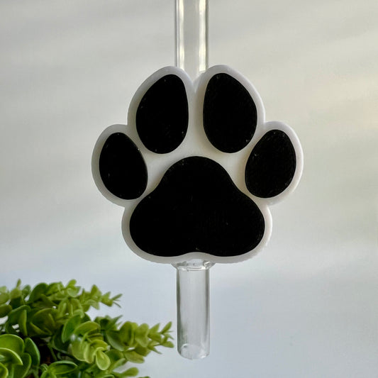 Dog Paw Straw Topper