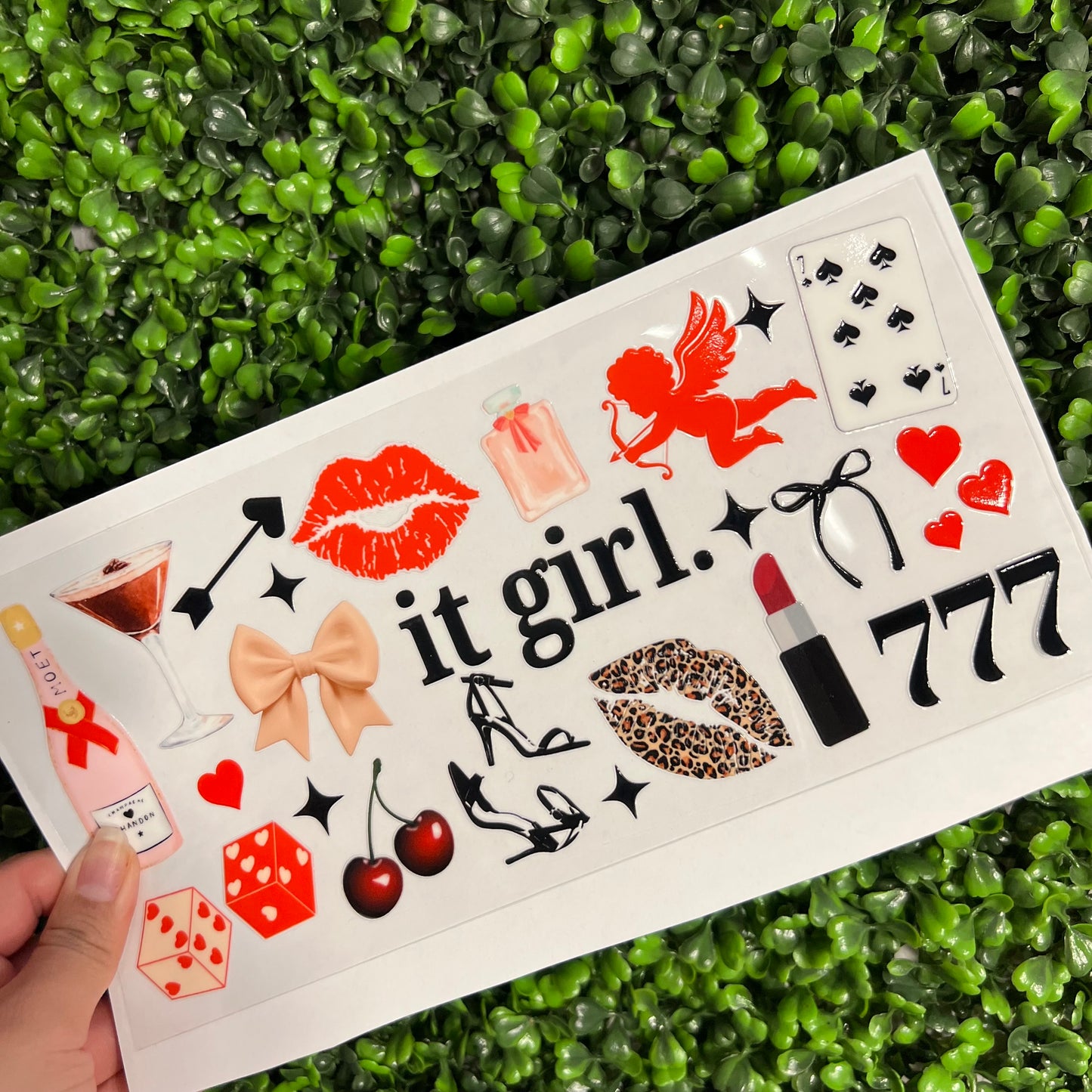 #313 It Girl Collage Double Sided UVDTF WRAPS