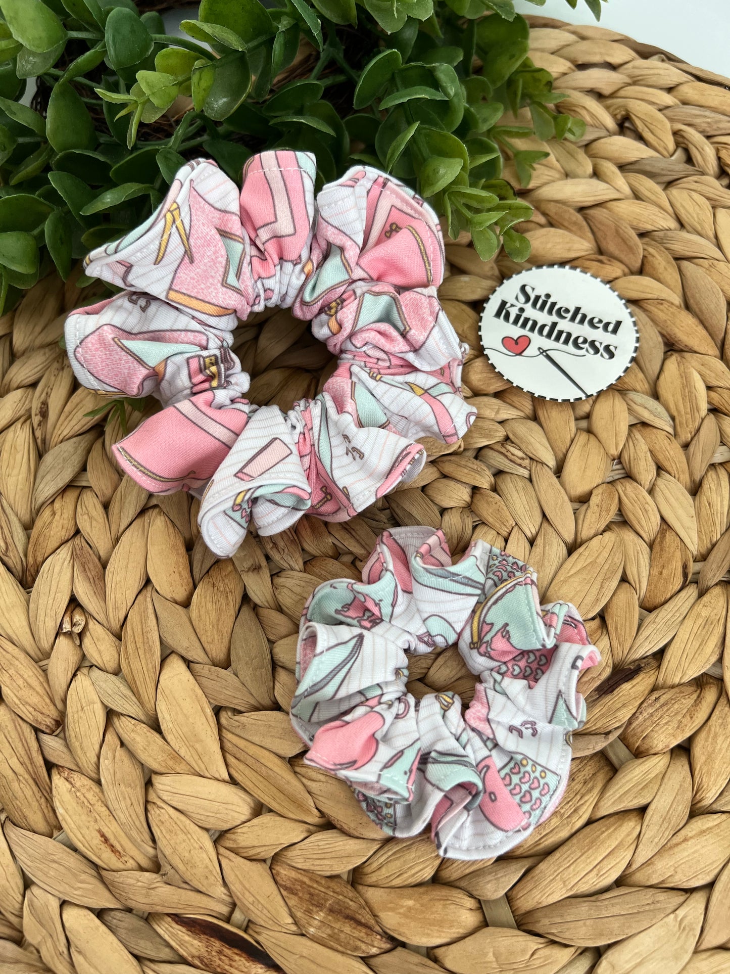 School Materials Scrunchies