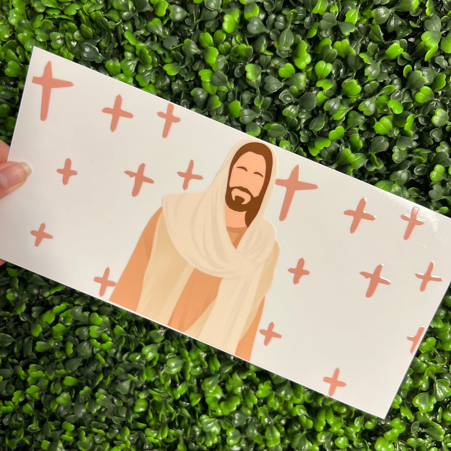 #295 Jesus Cross Faith Single Sided UVDTF WRAPS