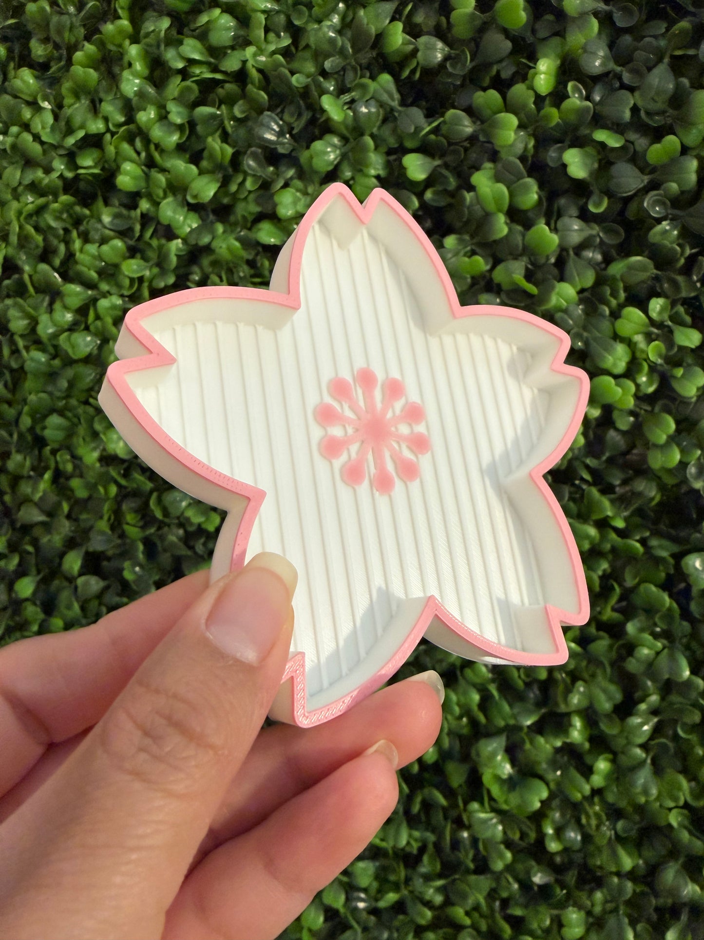 Rhinestone Sakura Flower Tray Multi Use Tray SOLD INDIVIDUALLY