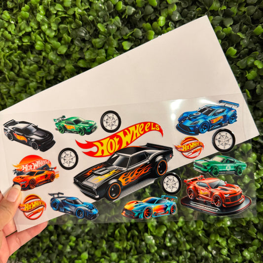 U19 Hot Cars Single Sided UVDTF WRAPS