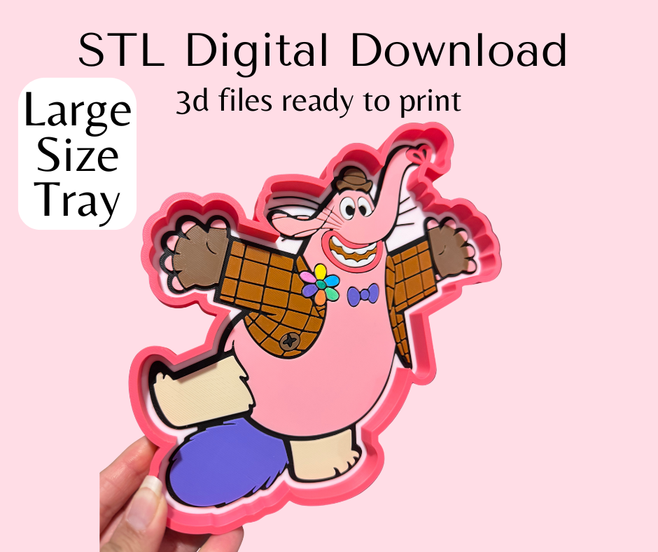 Colorful Elephant Tray Multi Use Tray Digital Download