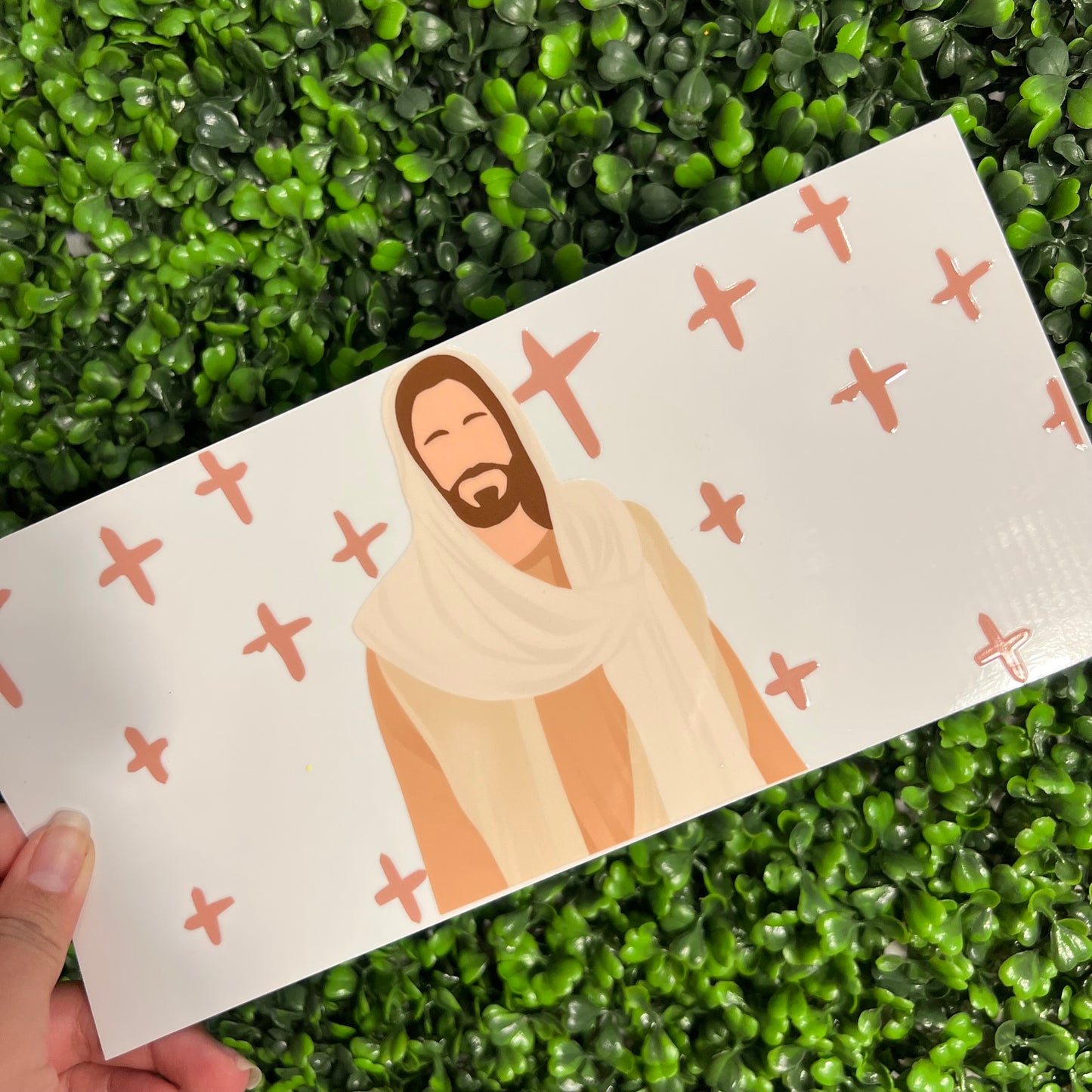 #295 Jesus Cross Faith Single Sided UVDTF WRAPS