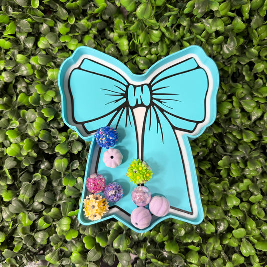 Bow with Long Tails Tray Multi Use Tray Sold Individually