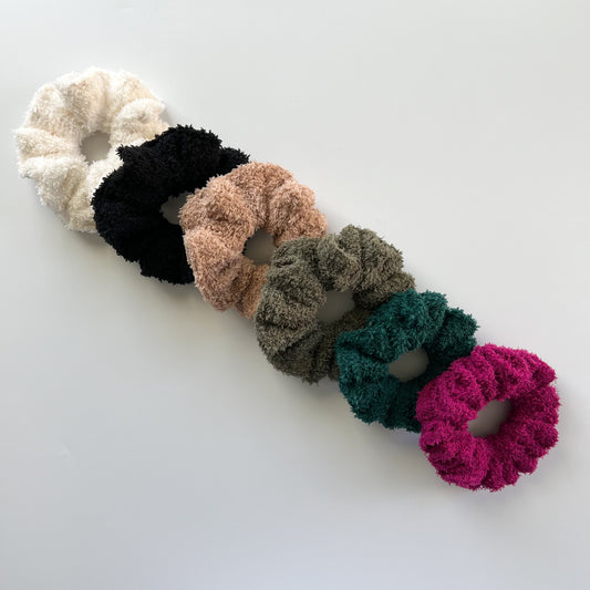 Cozy Sherpa Scrunchies
