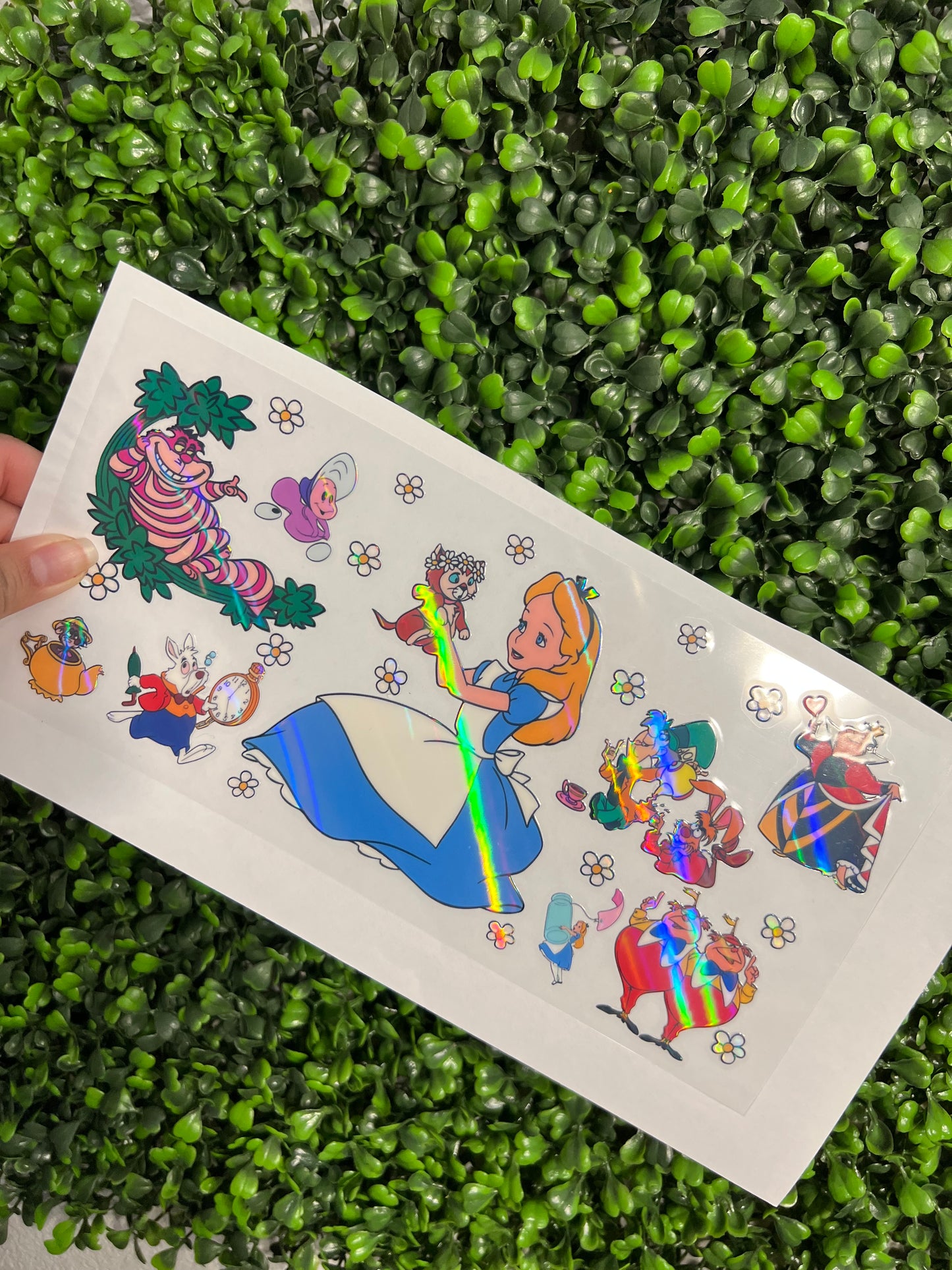 #237 Wonderland Holographic UVDTF WRAPS