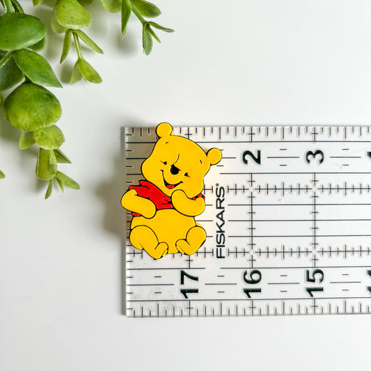 Honey Bear Straw Topper