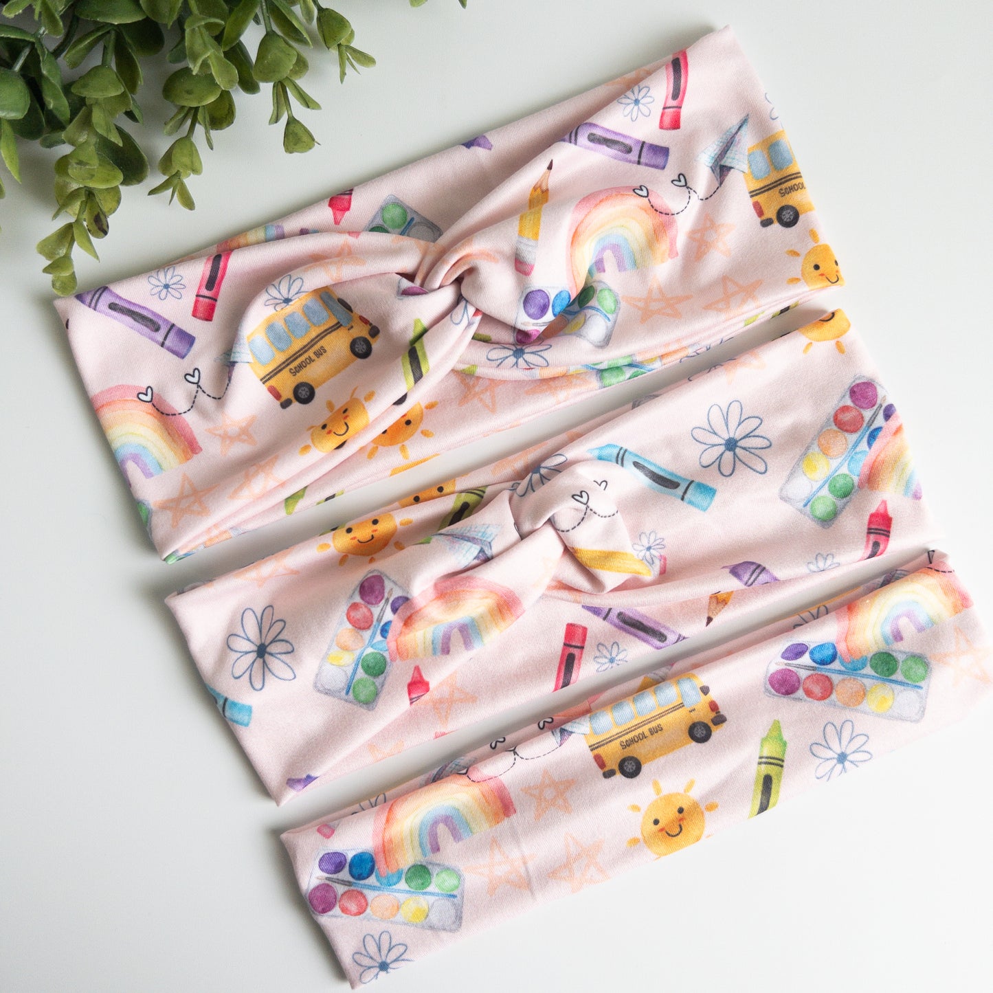 Colorful School Turban Headbands