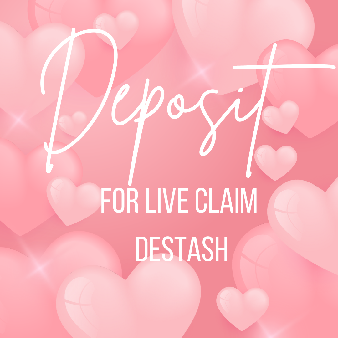 DEPOSIT FOR DESTASH on Tiktok Live DO NOT APPPLY DISCOUNT CODES