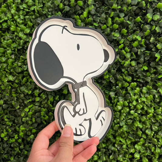 Black & White Dog Tray Multi Use Tray Sold Individually