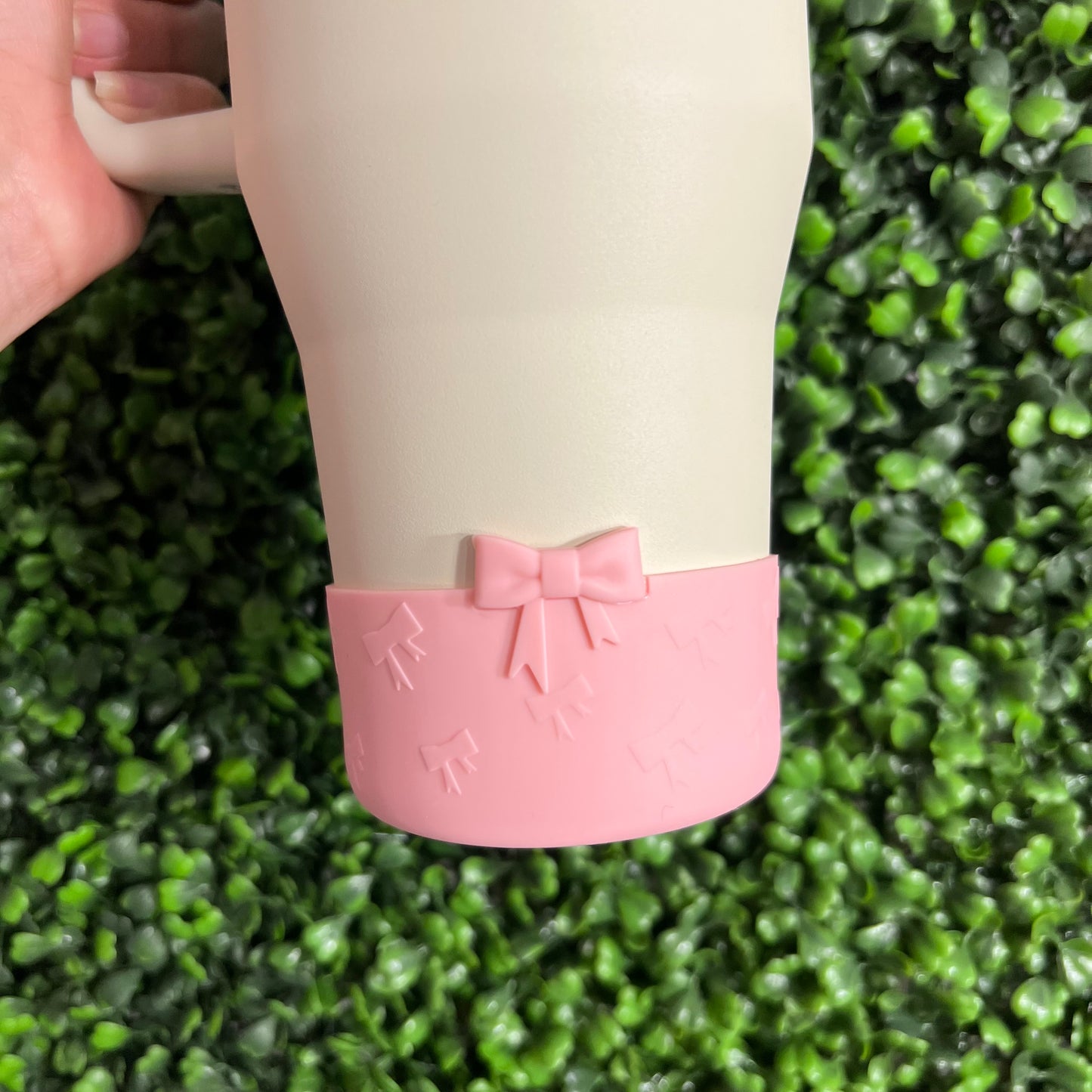 Tumbler Bow Silicone Boots