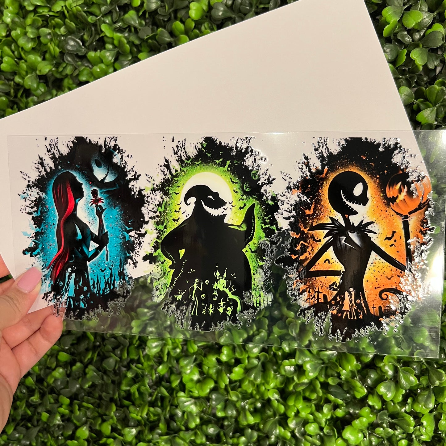 W1 NBC Silhouette Spooky Silhouette Single Sided UVDTF WRAPS