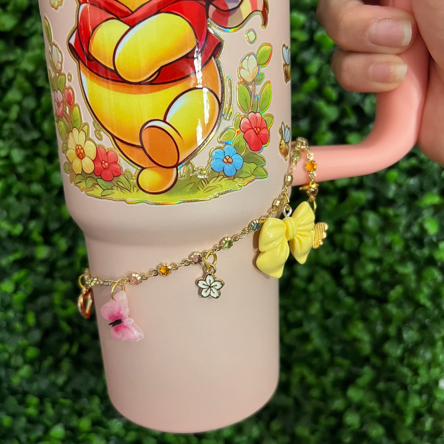 CUSTOM MADE Tumbler Charm Bracelet