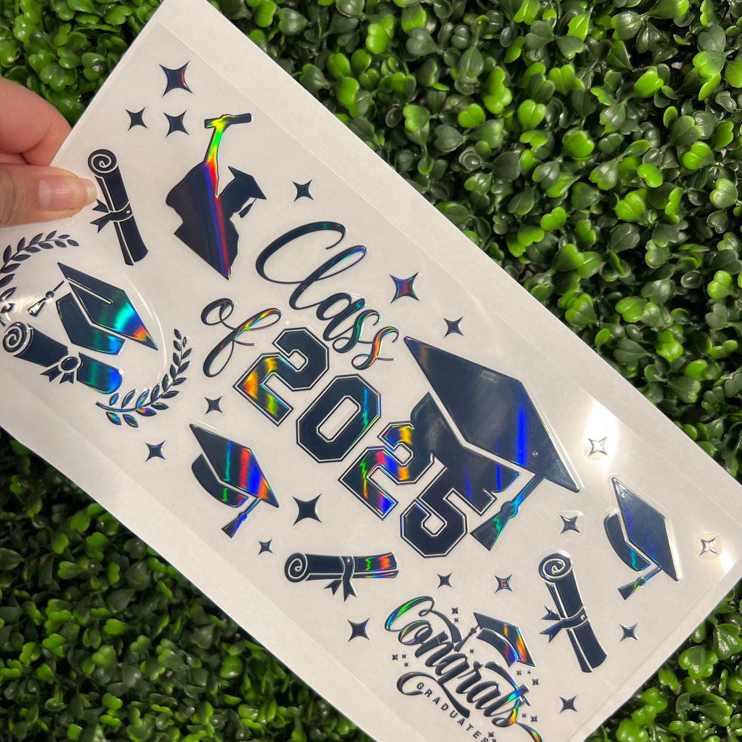 #277 Senior Class of 2025 Holographic UVDTF WRAPS