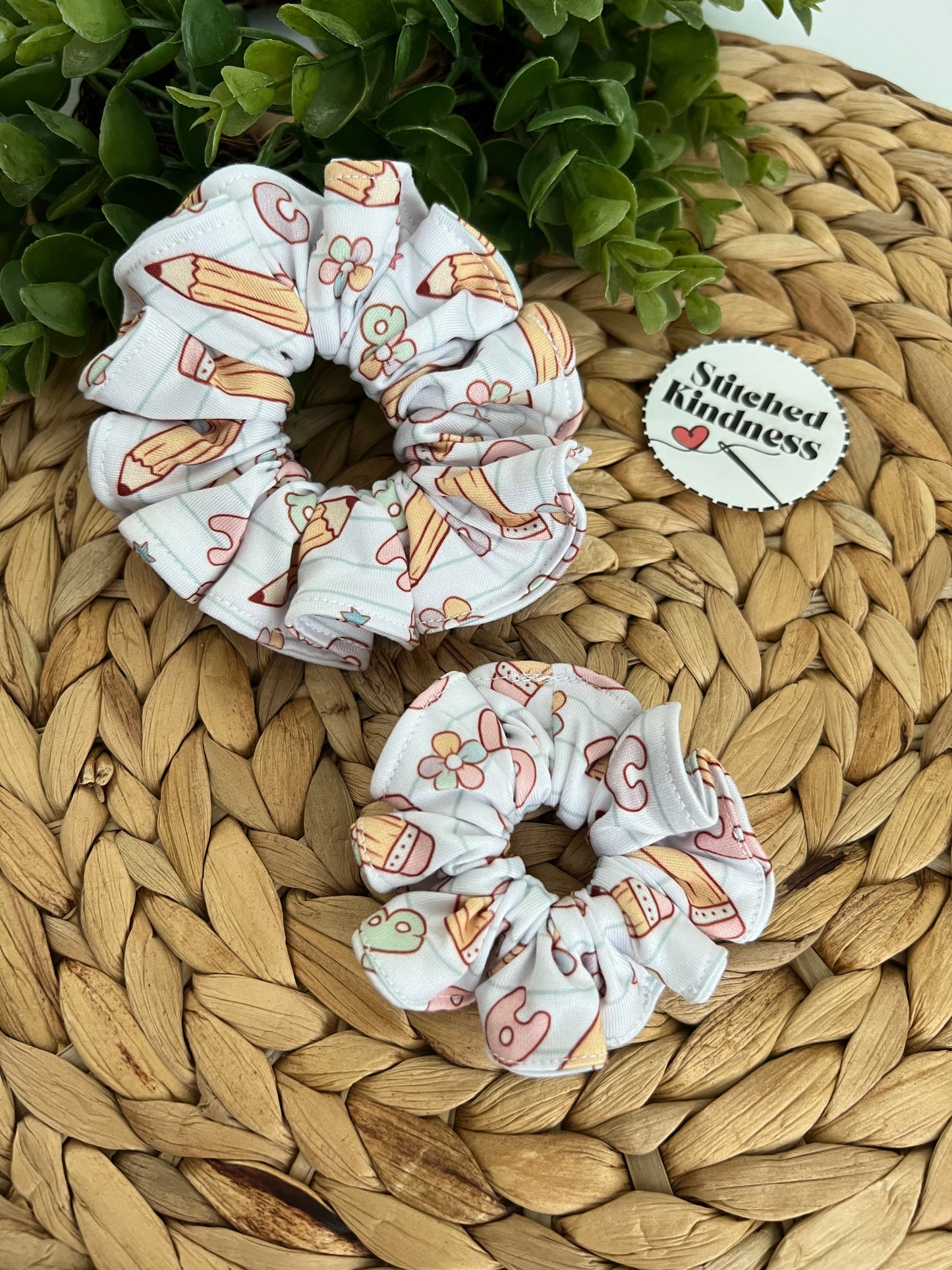 ABC Pencils Scrunchies