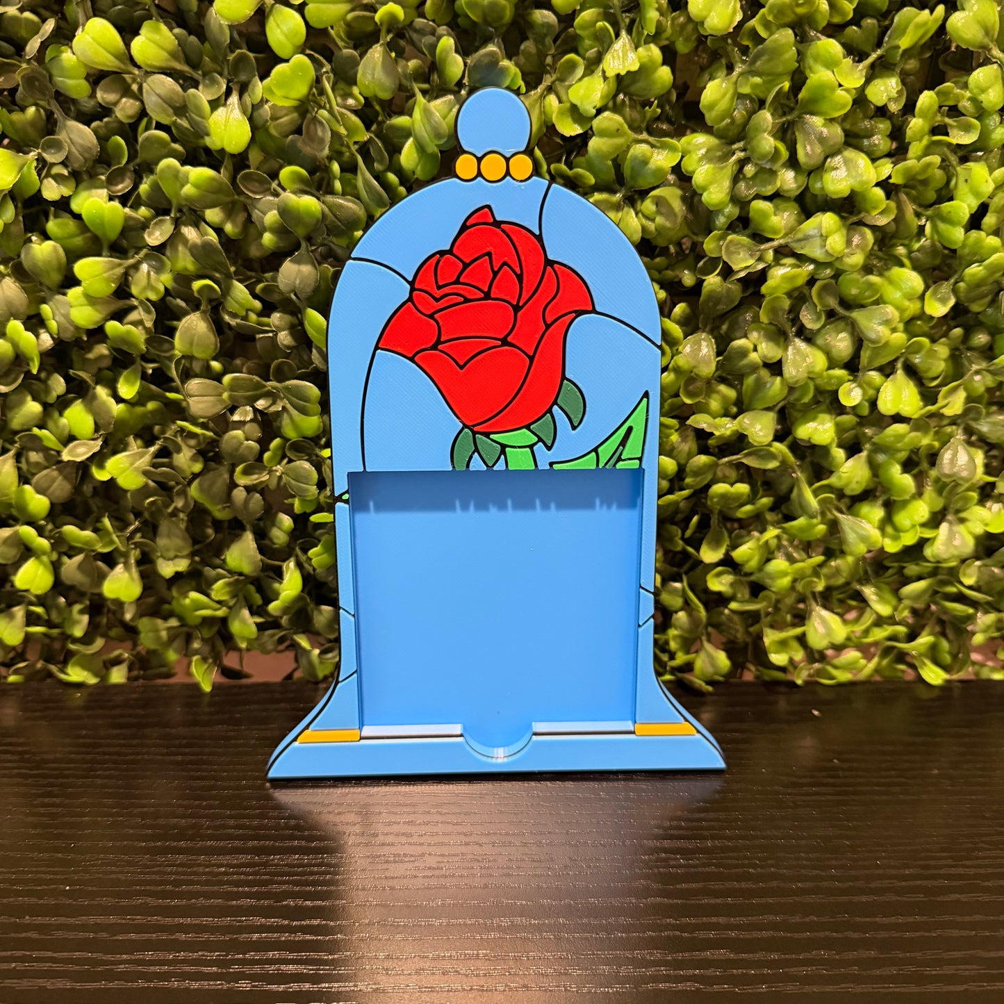 Enchanted Rose Sticky Note Holder