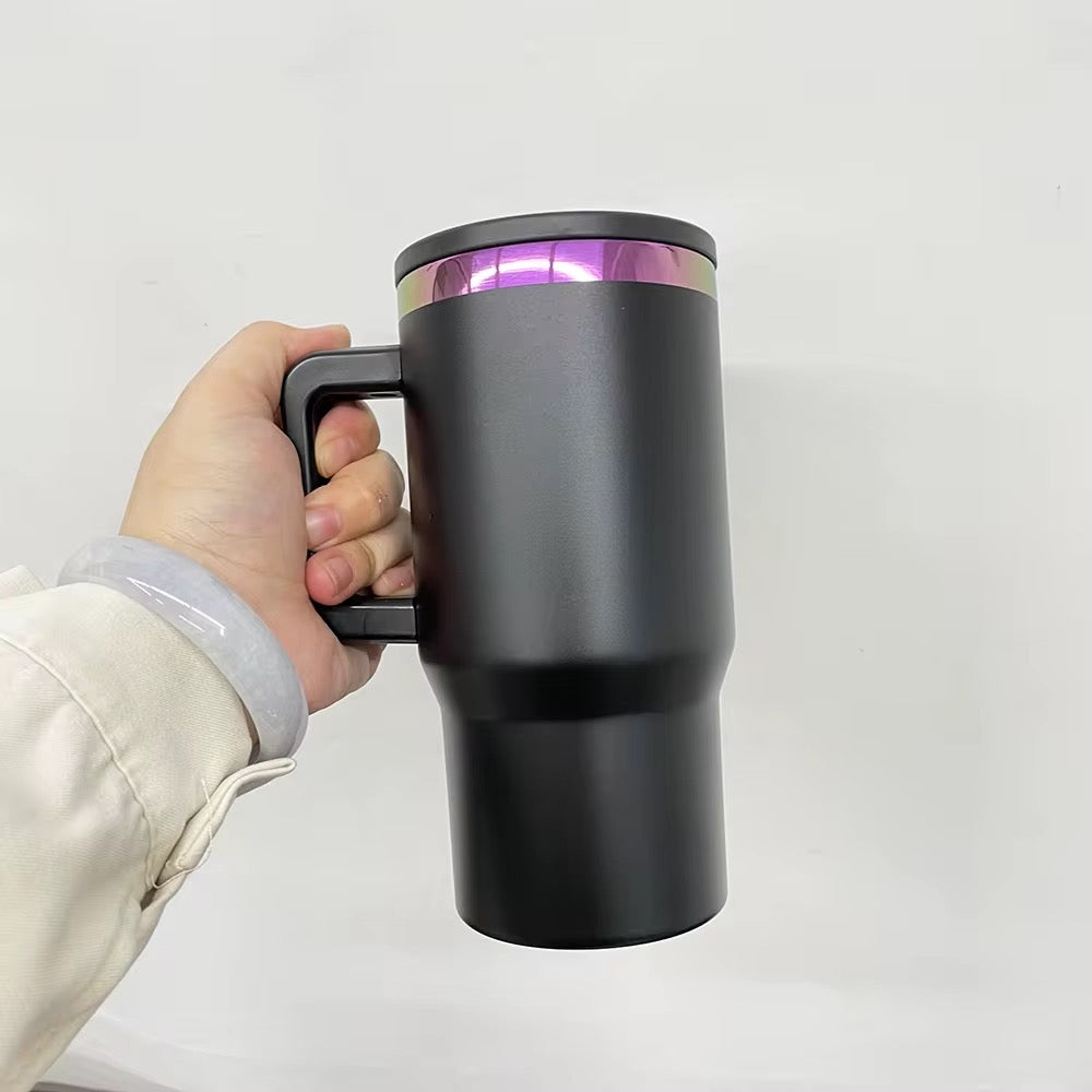 CUSTOM MADE Shimmer 20 oz Flip Straw stainless steel tumbler