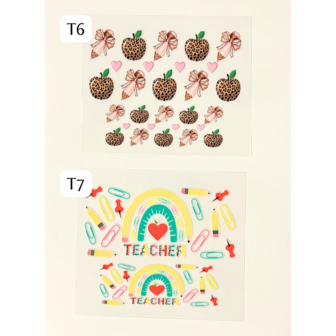 Teacher School Mini Wraps
