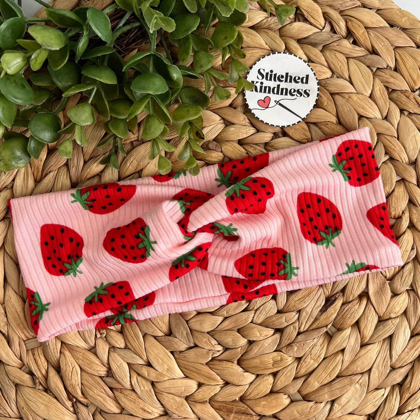 Strawberries Turban Headbands