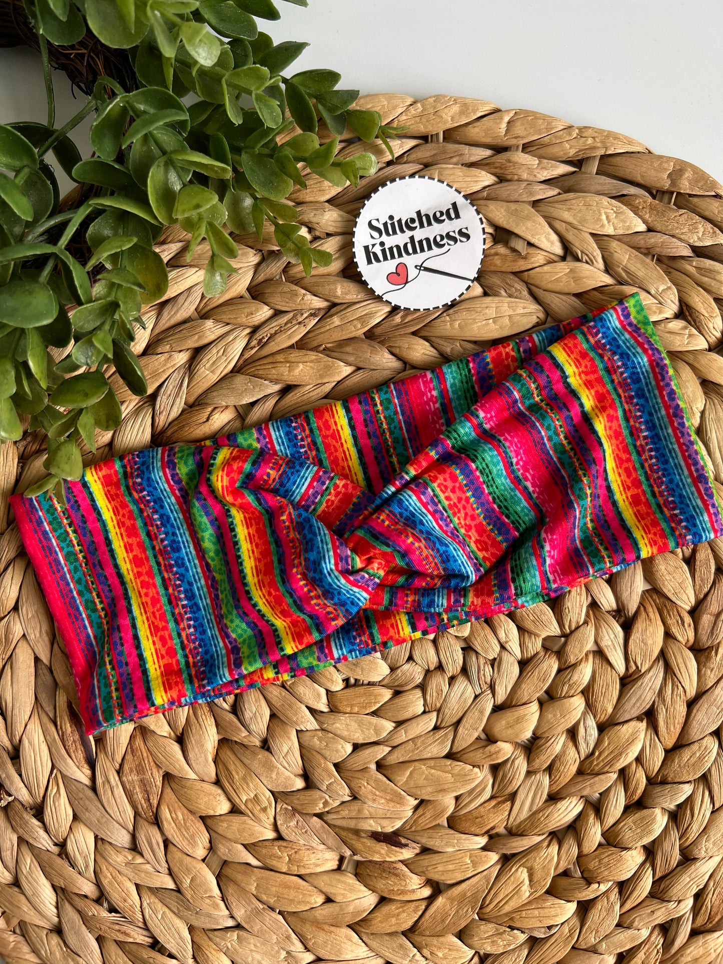 Serape Cheetah Headbands