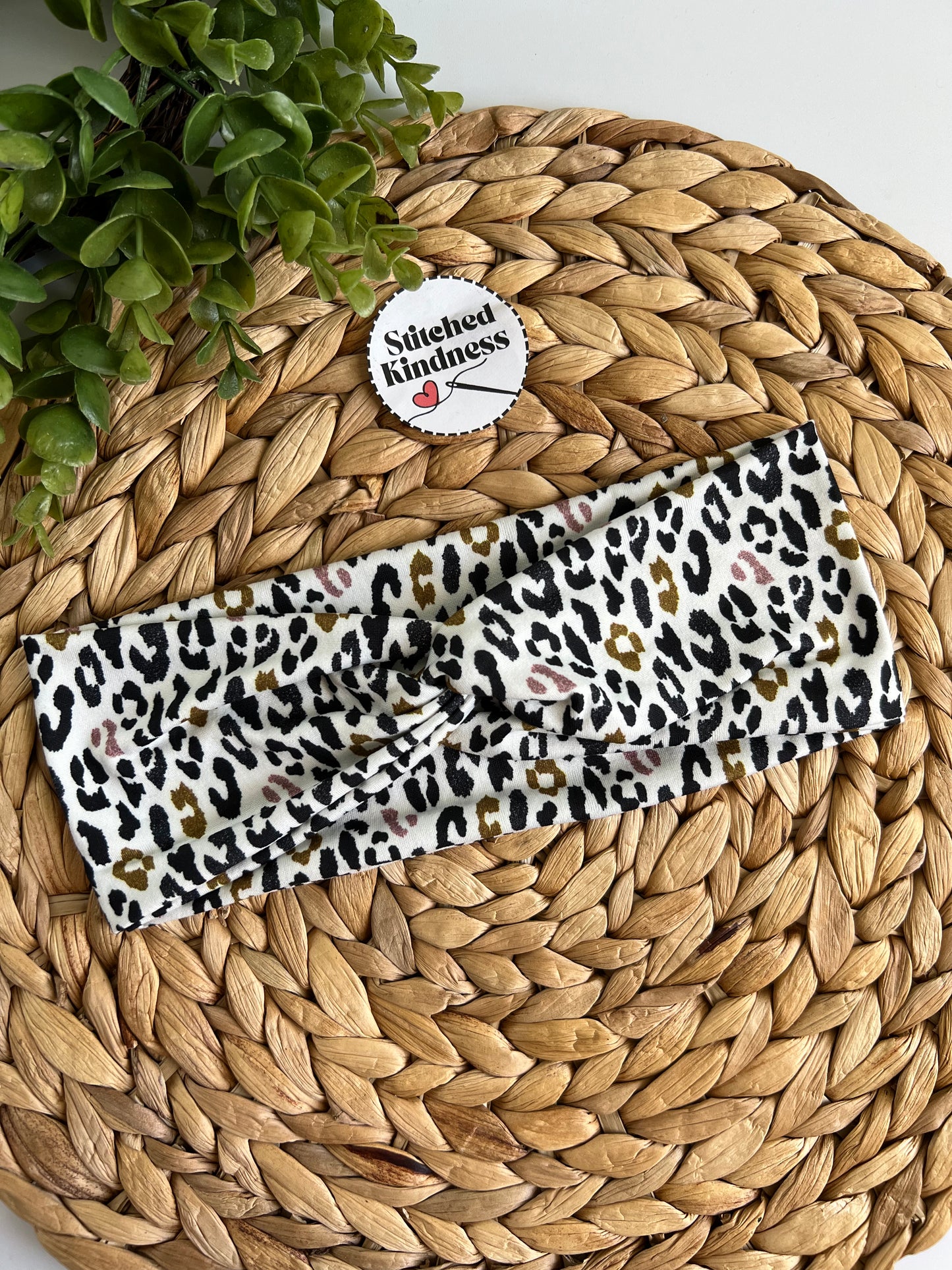 Pink, Gold, Black Cheetah Turban Headbands