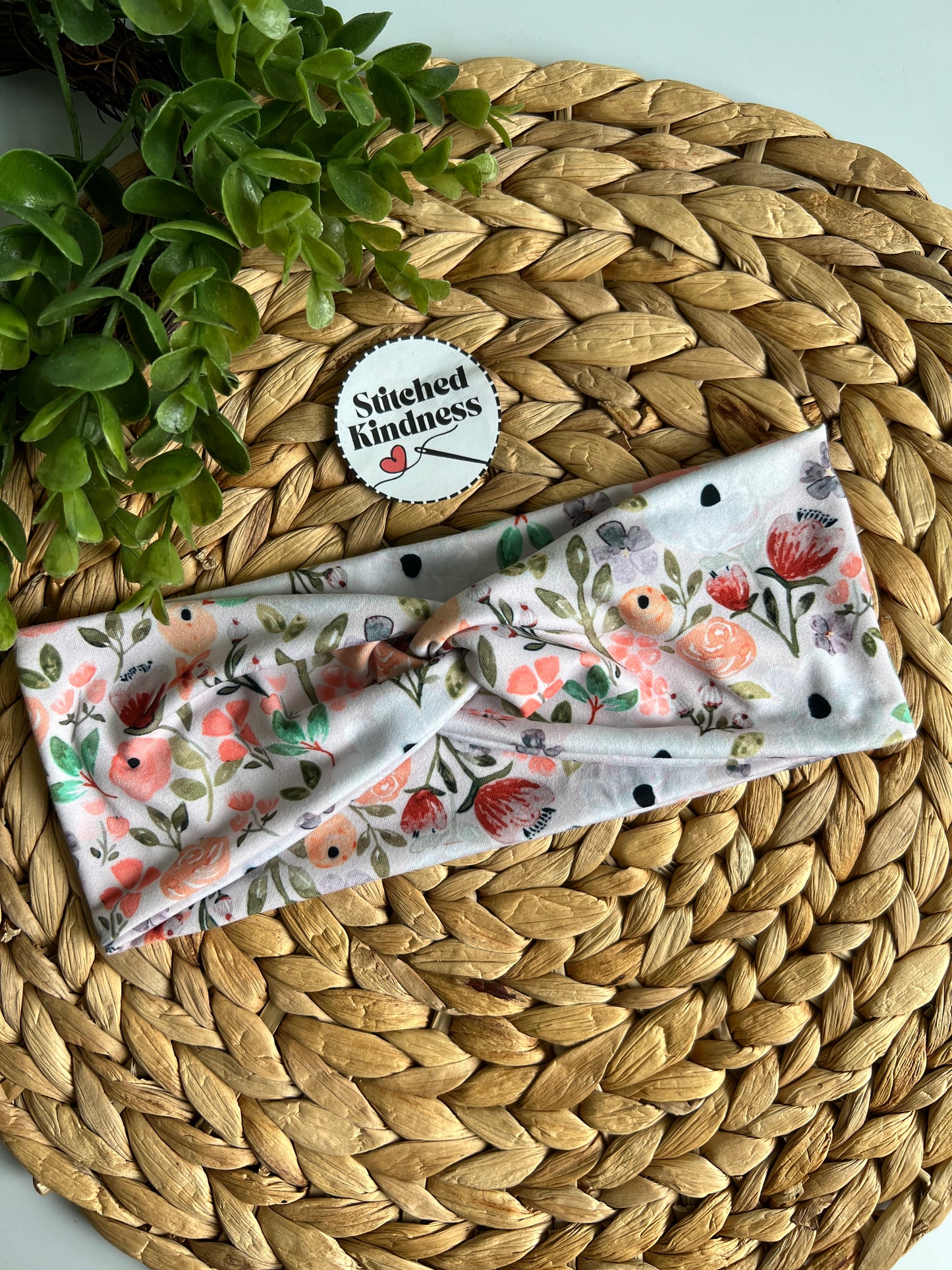 Mixed Floral Turban Headbands