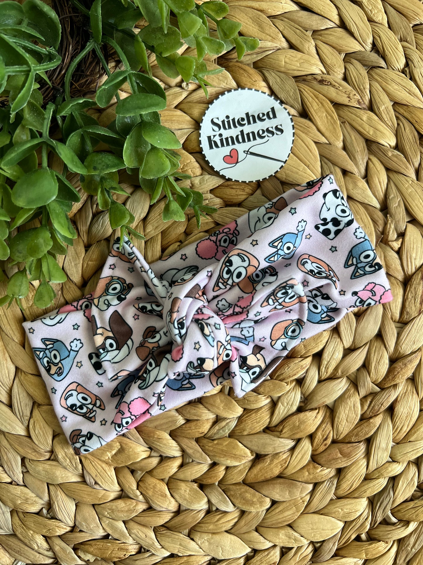 Blue Dog Toddler/Infant Headband