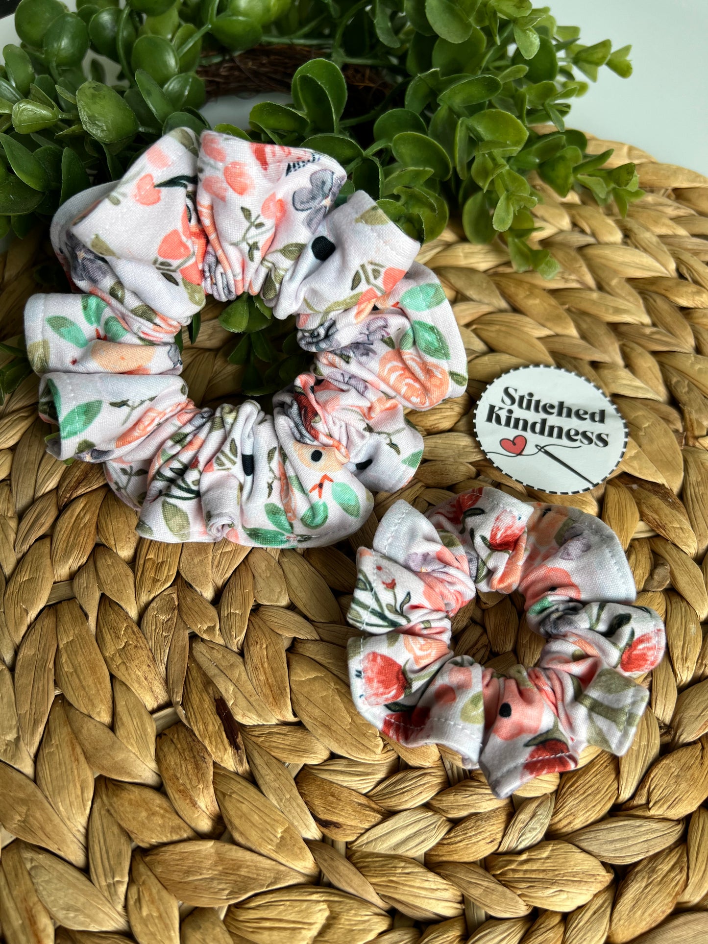 Floral Scrunchies