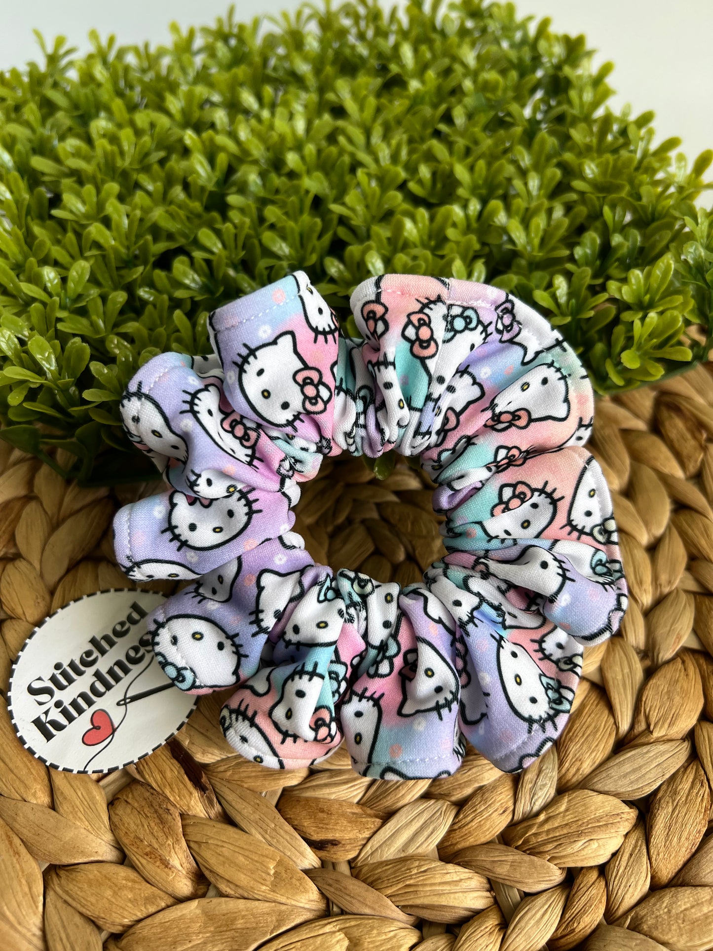 Pastel Cat Scrunchies